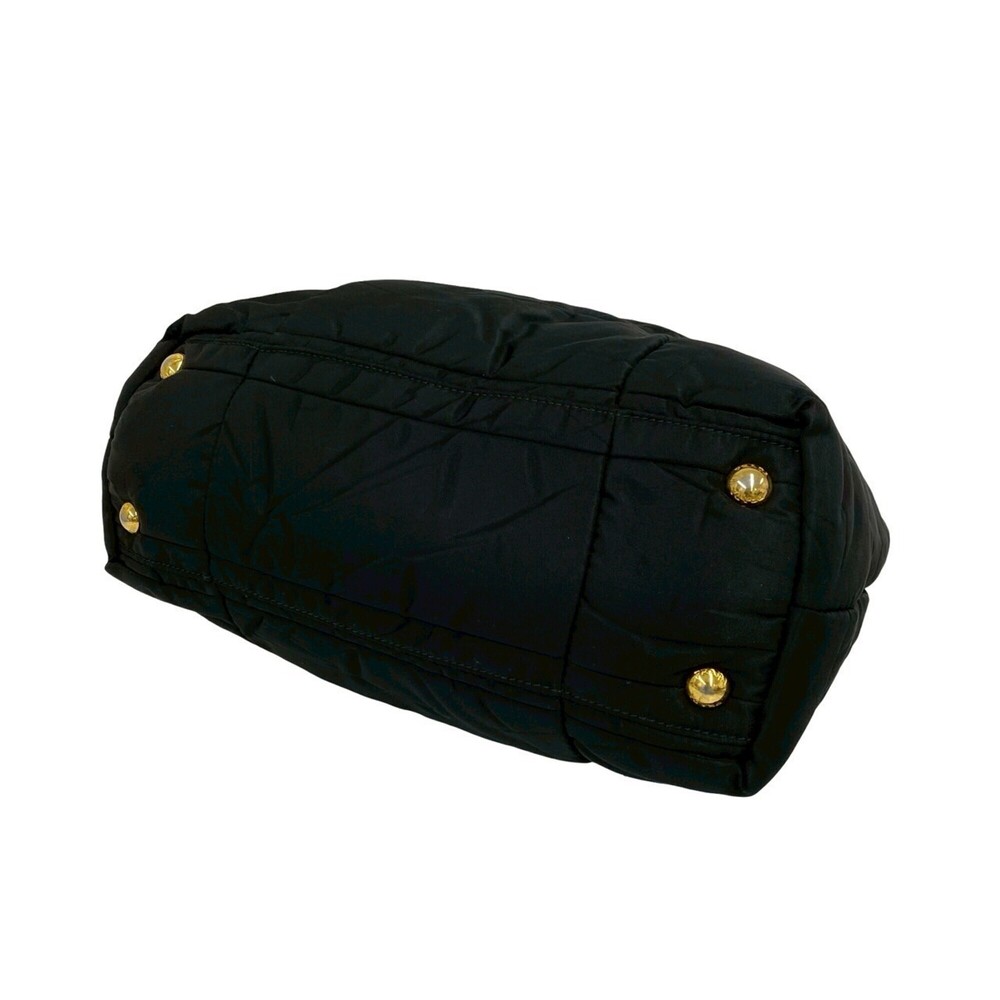 PRADA Black Leather Shoulder Bag - Picture 8 of 10